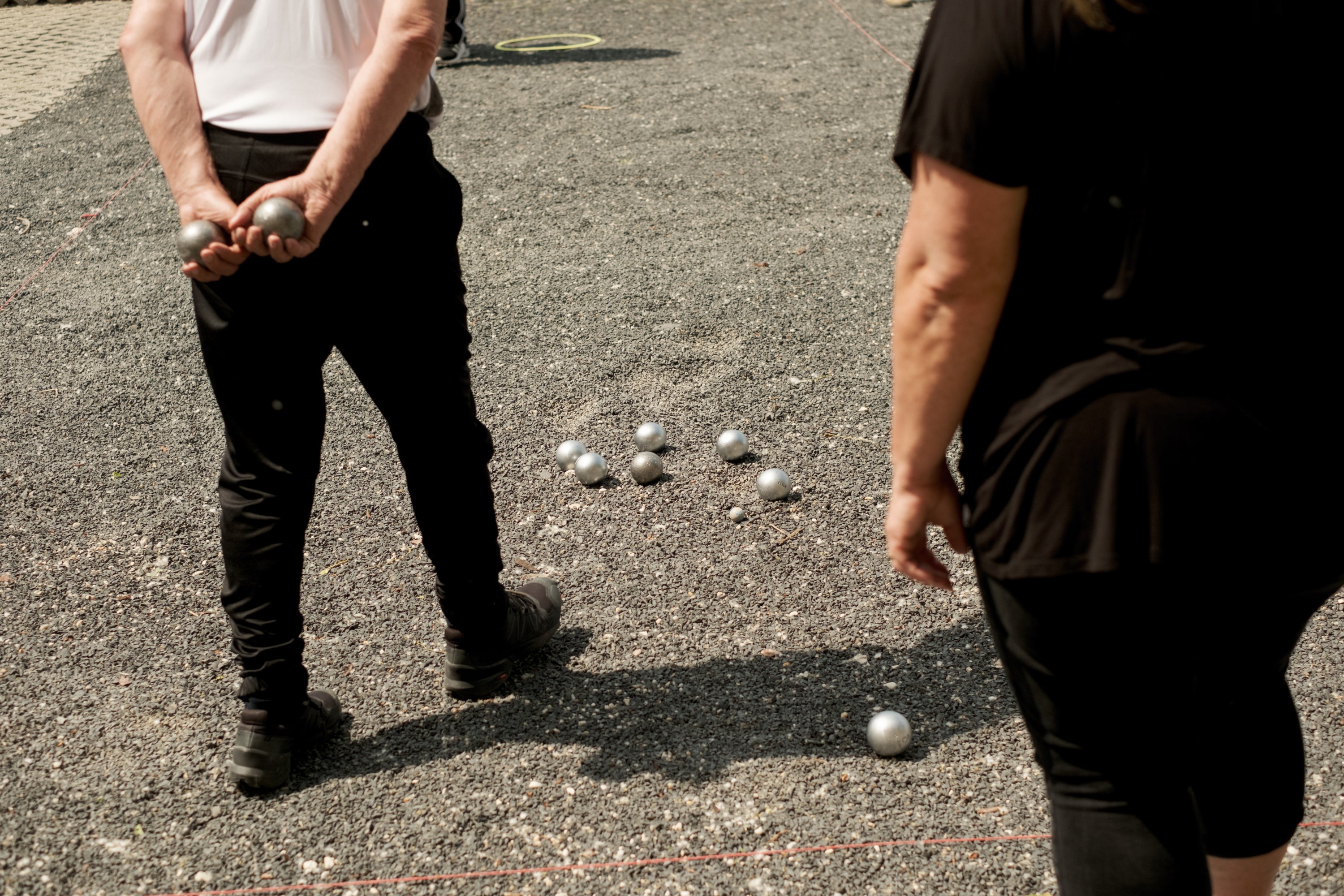 Bocci ball at Gilvesy b-üzem.